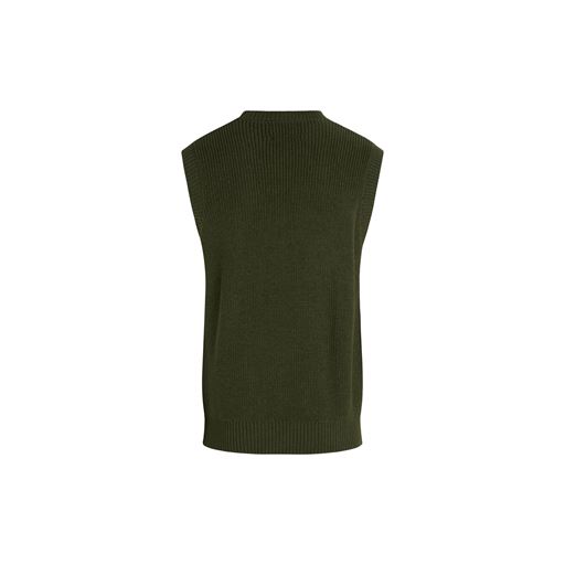 Mads Nørgaard Active Wool Koro Strikvest, Grape Leaf, S