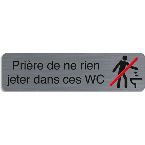 Plaque de signalisation