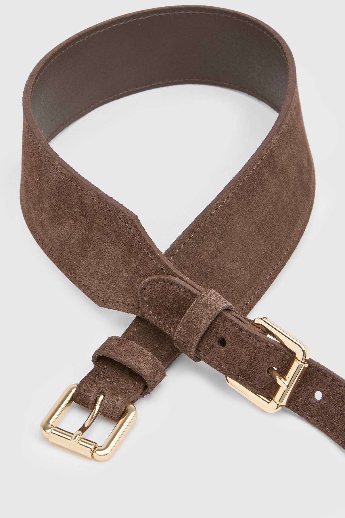 KarenMillen Ceinture En Daim À Double Boucle