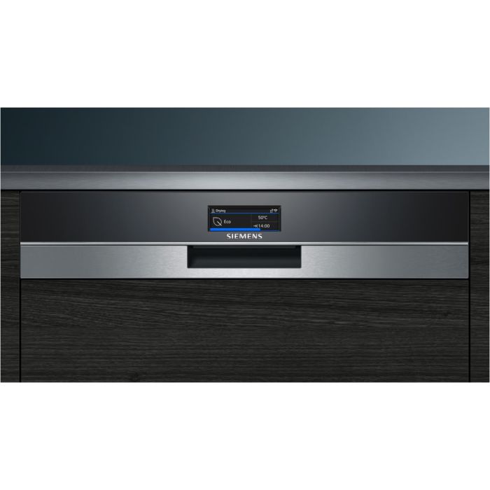 Siemens Teilintegrierter Geschirrspüler iQ700 SN57YS03CE Edelstahl