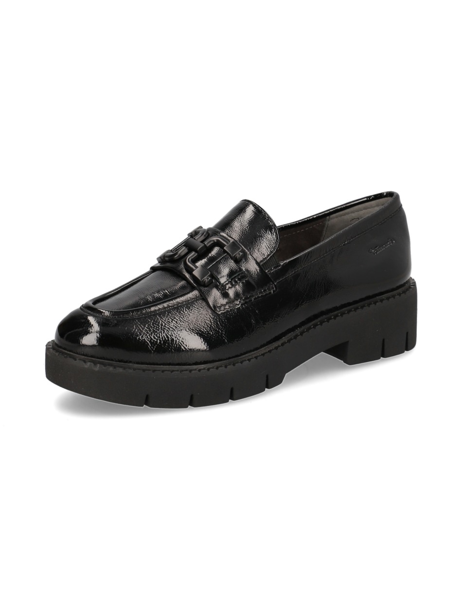 Lackleder Slipper