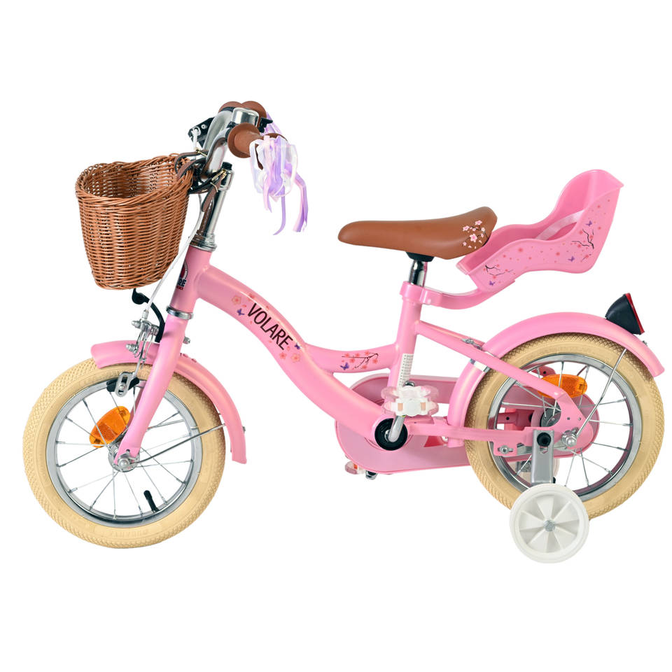 Volare kinderfiets Blossom - 12 inch - roze