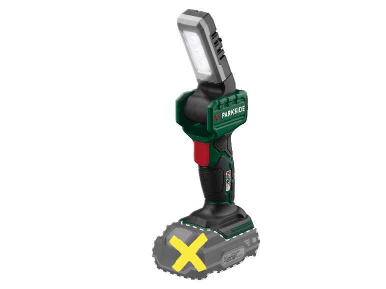 Accu-LED-lamp 20 V zonder accu en lader