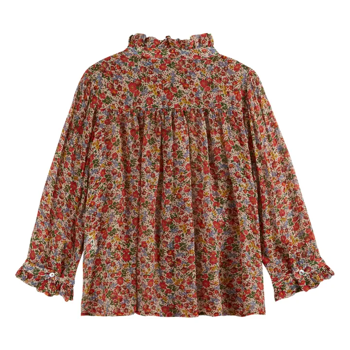 Emile et Ida Blouse Zolina Fleurs des Champs - Collection Femme | Rouge