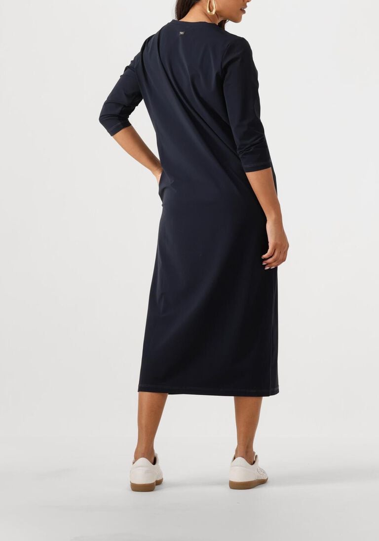 donkerblauwe penn & ink midi jurk blake