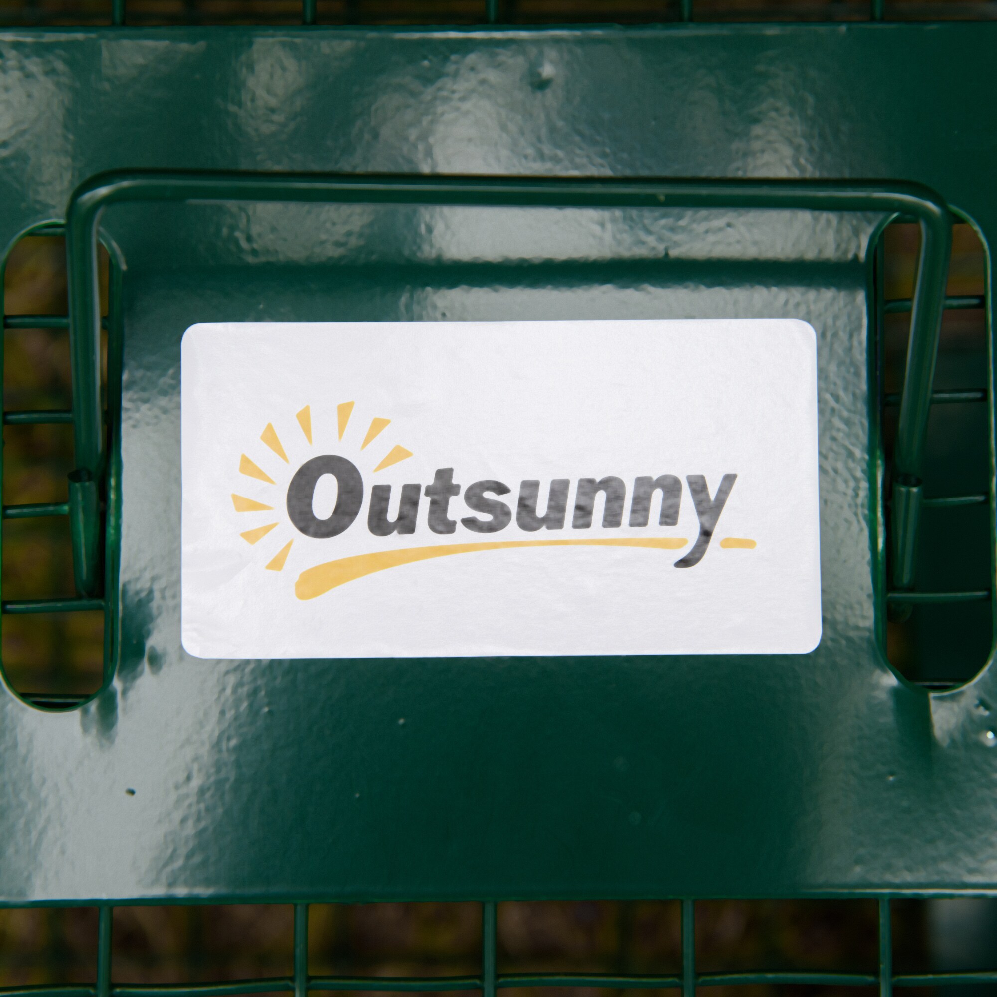 Outsunny Lebendfalle mit Tür grün 60L x 18B x 20H cm