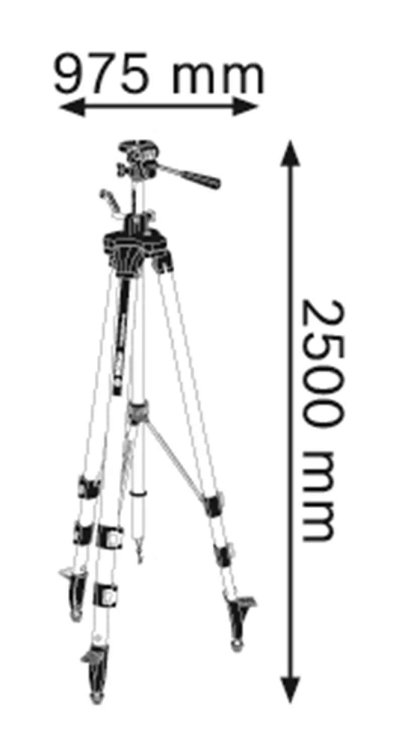 Bosch BT 250 Statief - 250cm