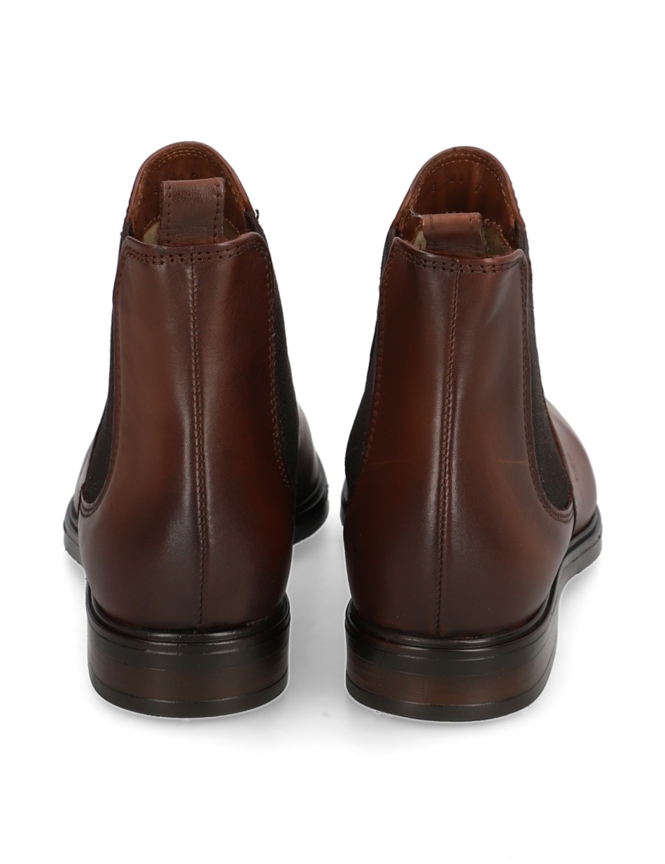 Glattleder Chelsea Boot