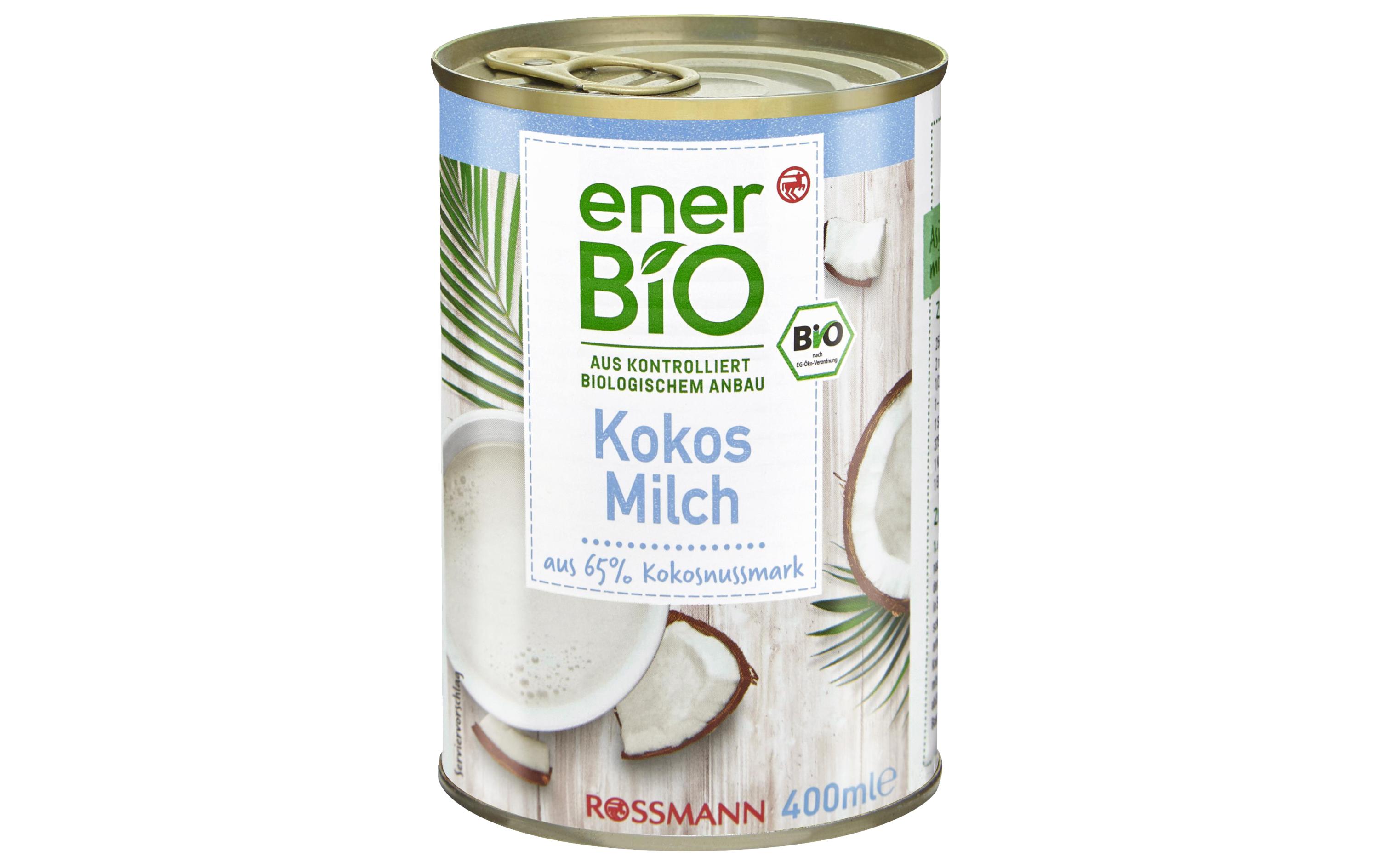 Kokosmilch 400 mlExotische und vielseitig anwendbare Kokosmilch
