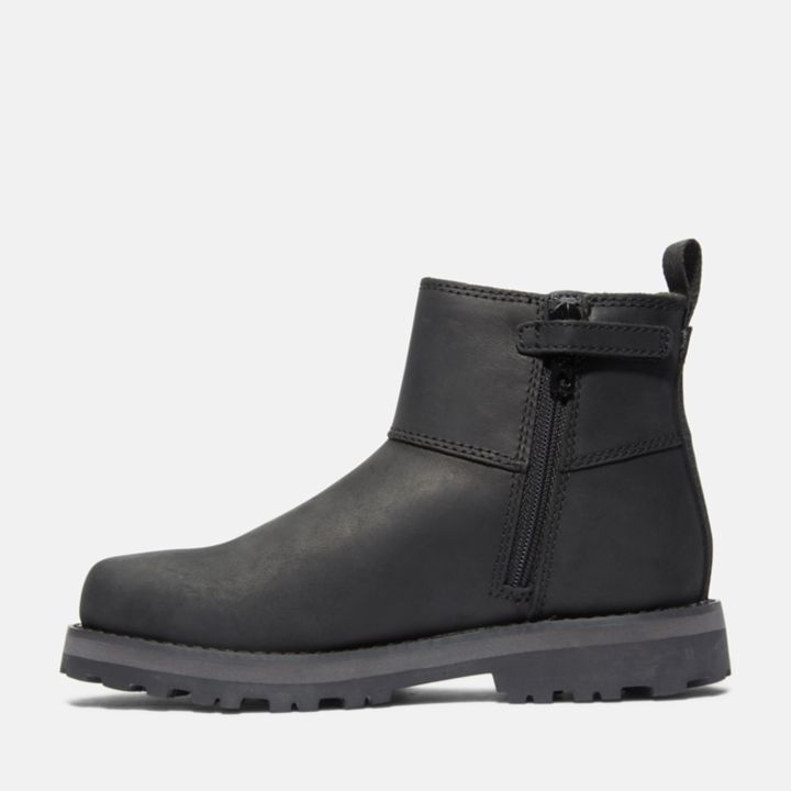 Bota Chelsea infantil Courma Kid na cor preta