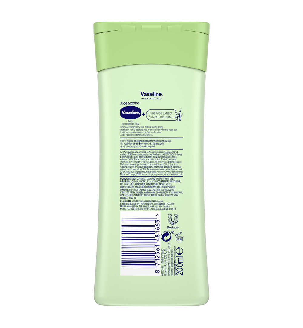 Vaseline Bodylotion aloe fresh (200 ml)