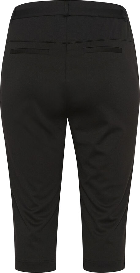 Kaffe Curve KCjenna Belt Capri Pants Black deep