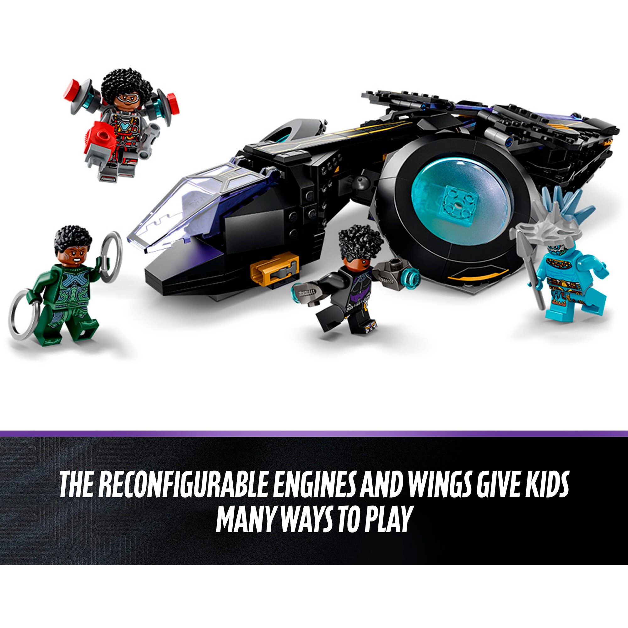 LEGO Konstruktionsspielzeug Marvel Super Heroes Shuris Sonnenvogel