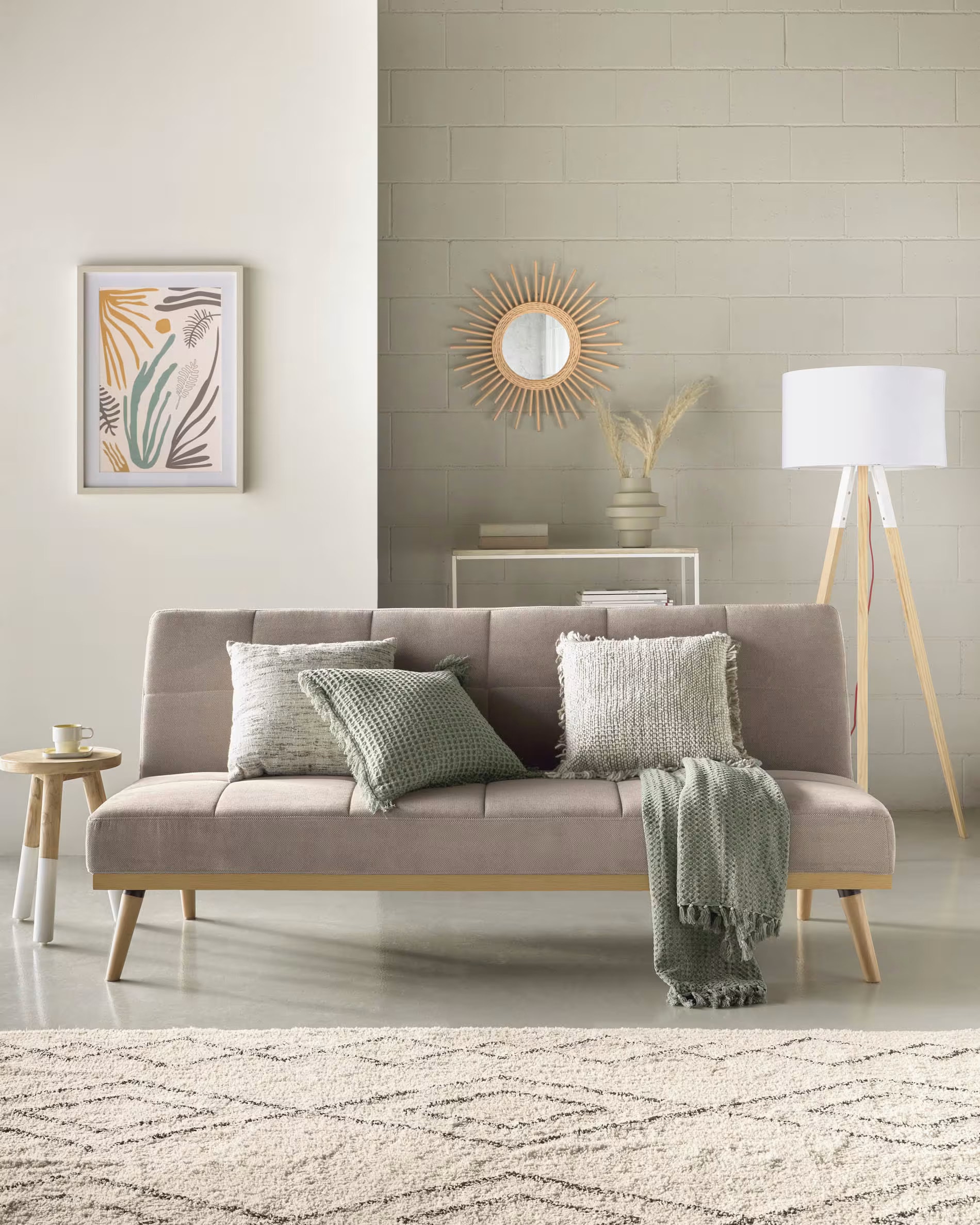 Kave Home Retrofit Stehlampe IGUAZU naturfarbig