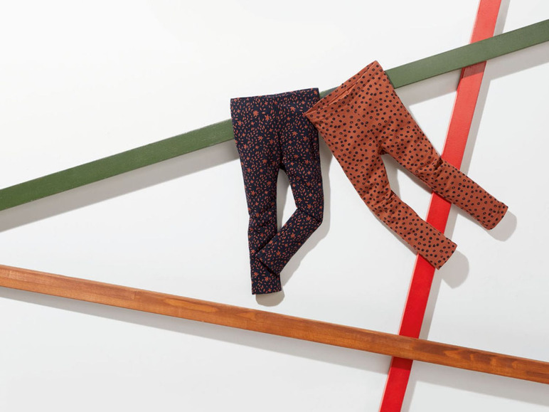 2 leggings voor peutermeisjes