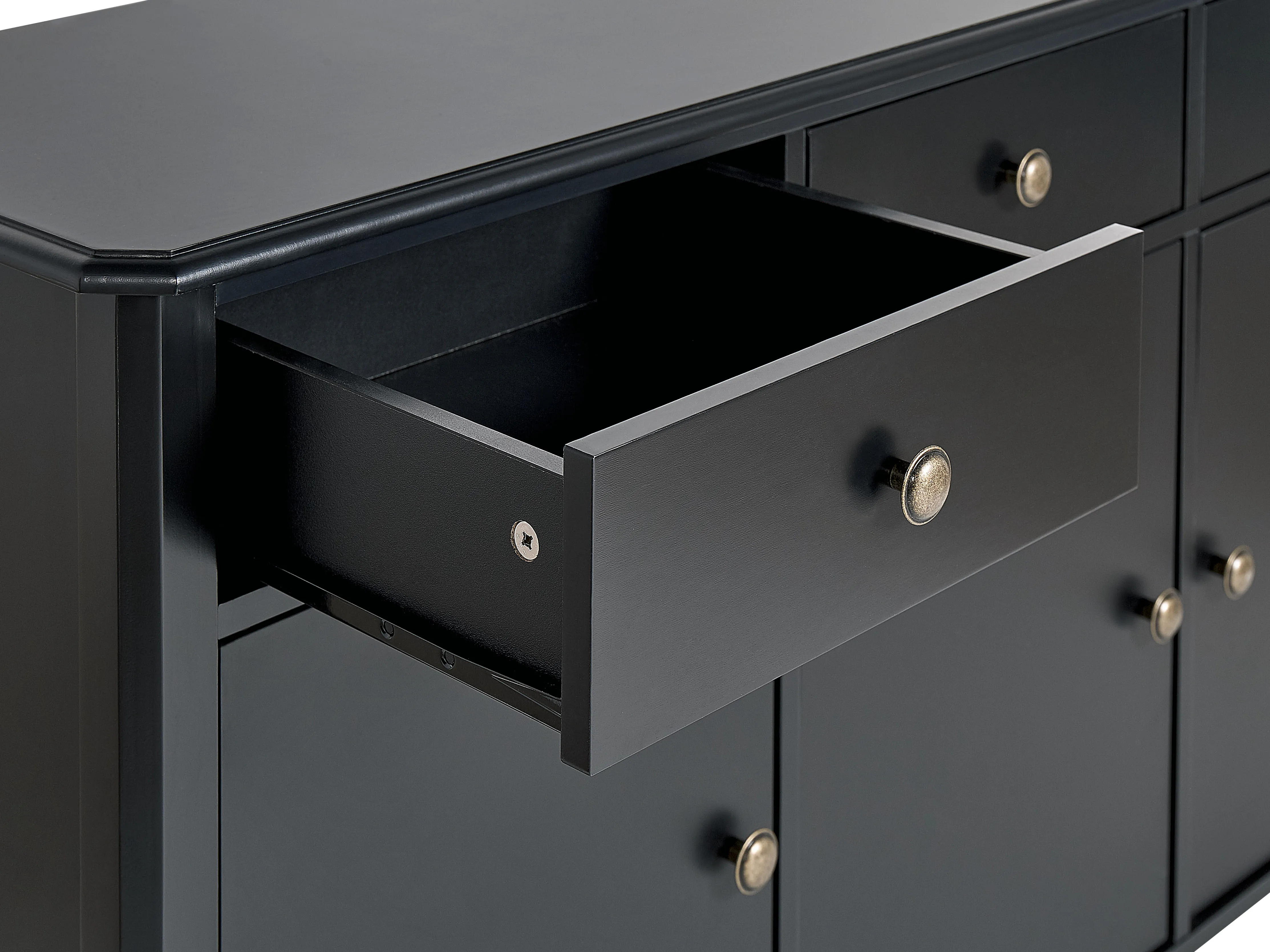 Dressoir met 3 deuren OLATE Zwart