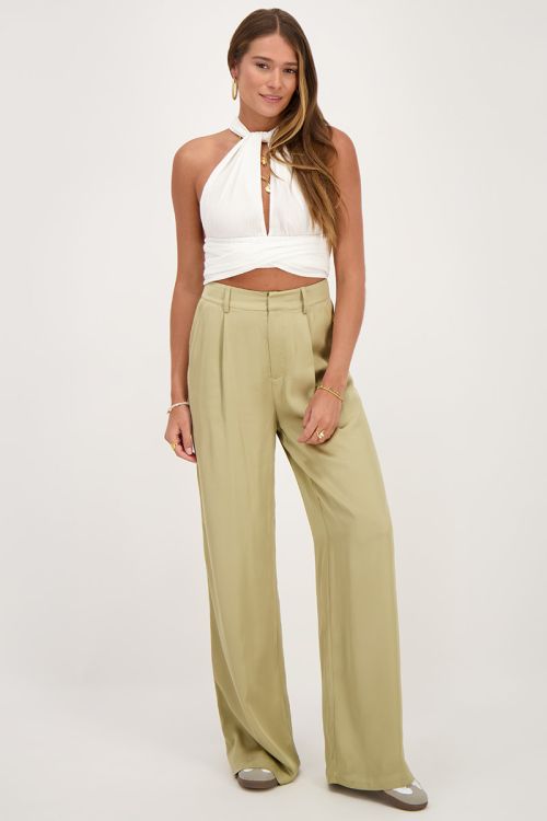 Witte multiway top met lurex