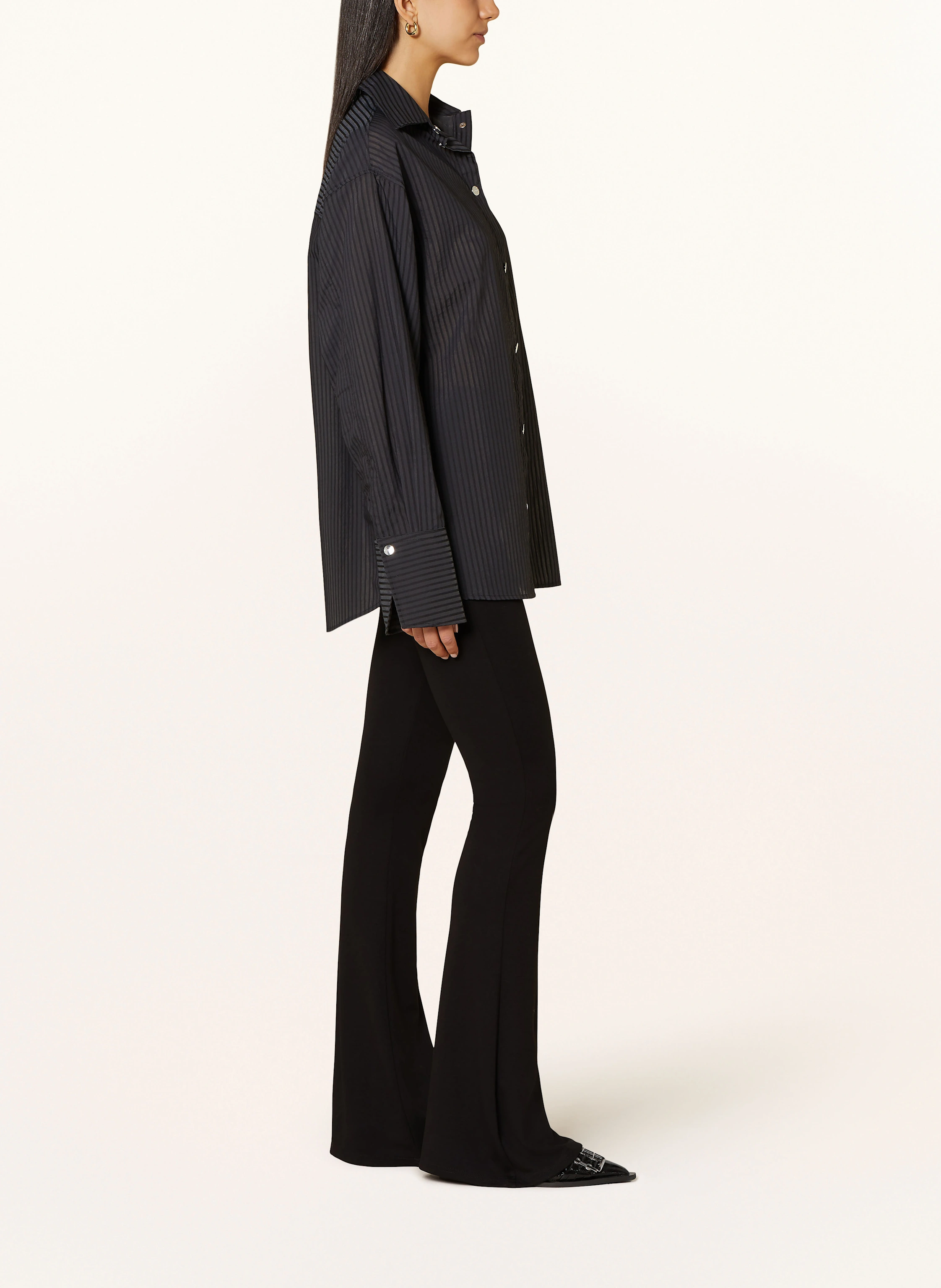 black palms Bootcut-Hose aus Jersey