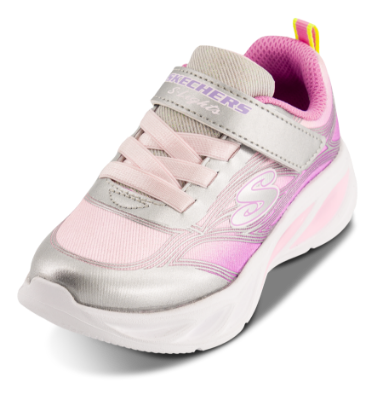 Skechers S-Lights Cosmic Glow Sneaker Sølv 303712N (21-26)
