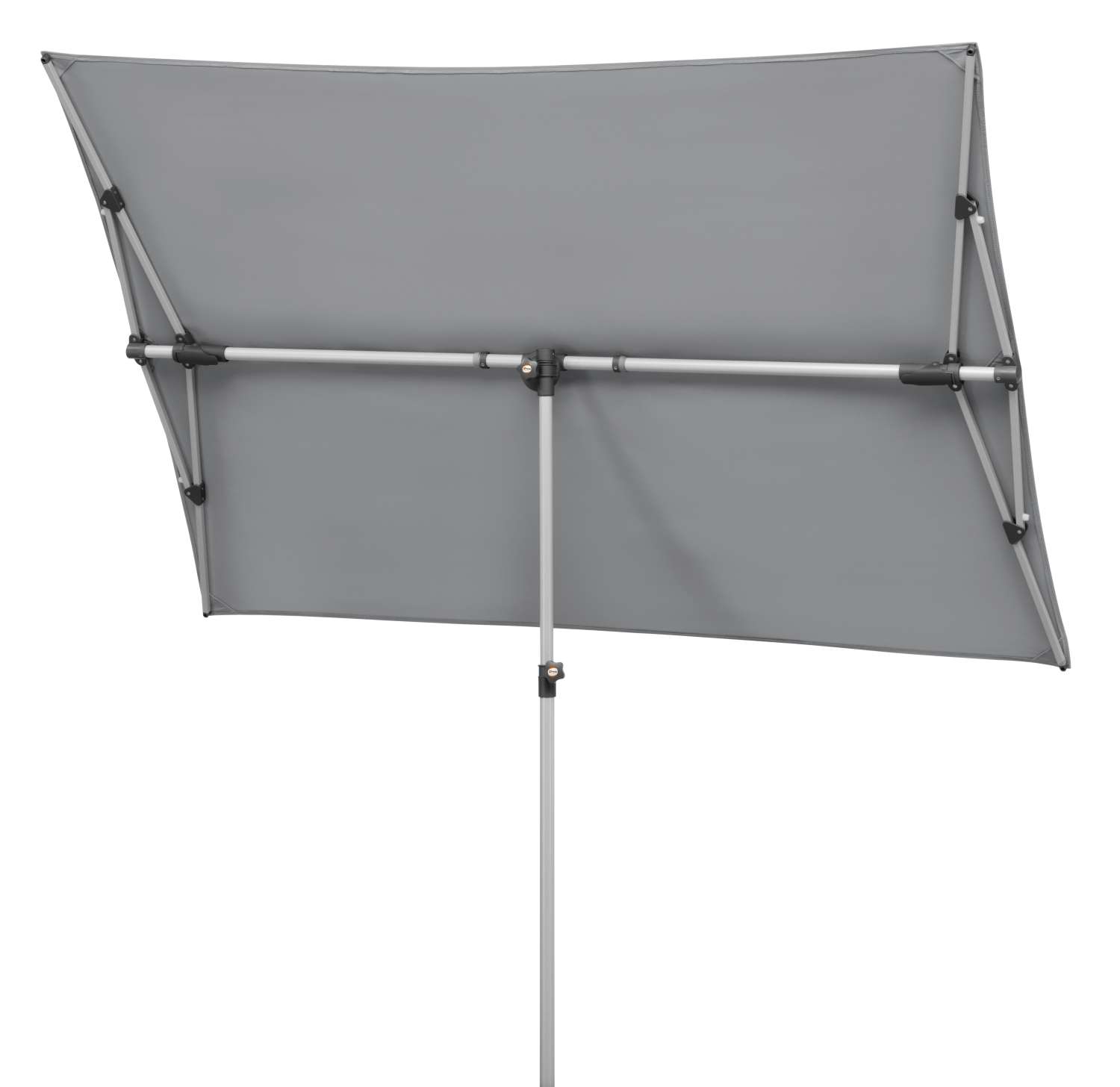 Schneider Schirme Novara Sonnenschirm dreh-/schwenkbar 190 x 140 cm silbergrau