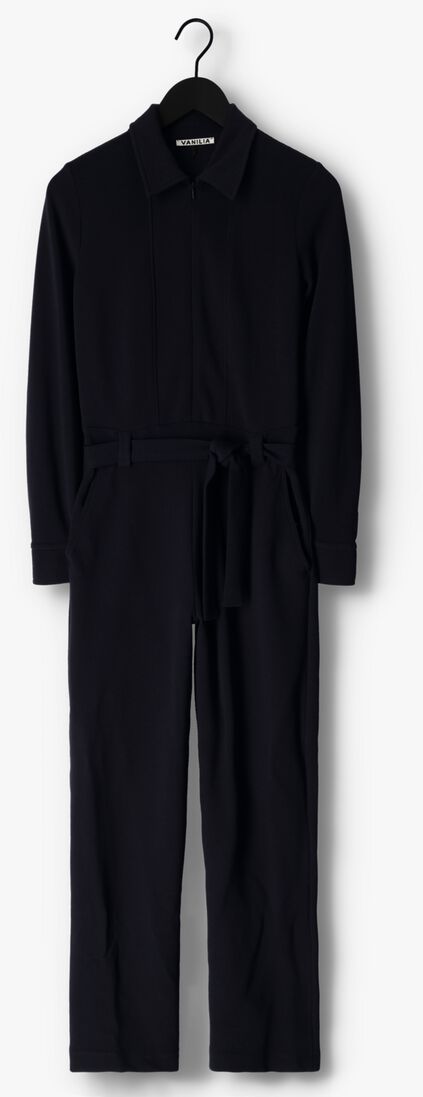 VANILIA donkerblauwe vanilia jumpsuit ribbed jumpsuit