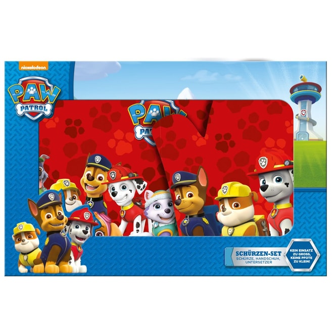 Paw Patrol - Schürzen Set - 3-teilig
