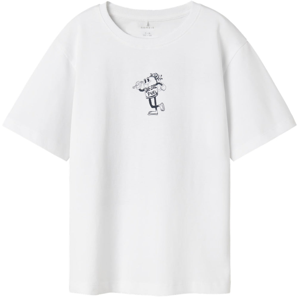 Køb Name It Bright White Habo Regular T-Shirt