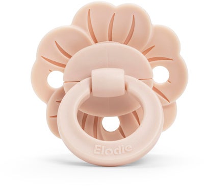 Elodie Binky Bloom Smokk Newborn, Powder Pink