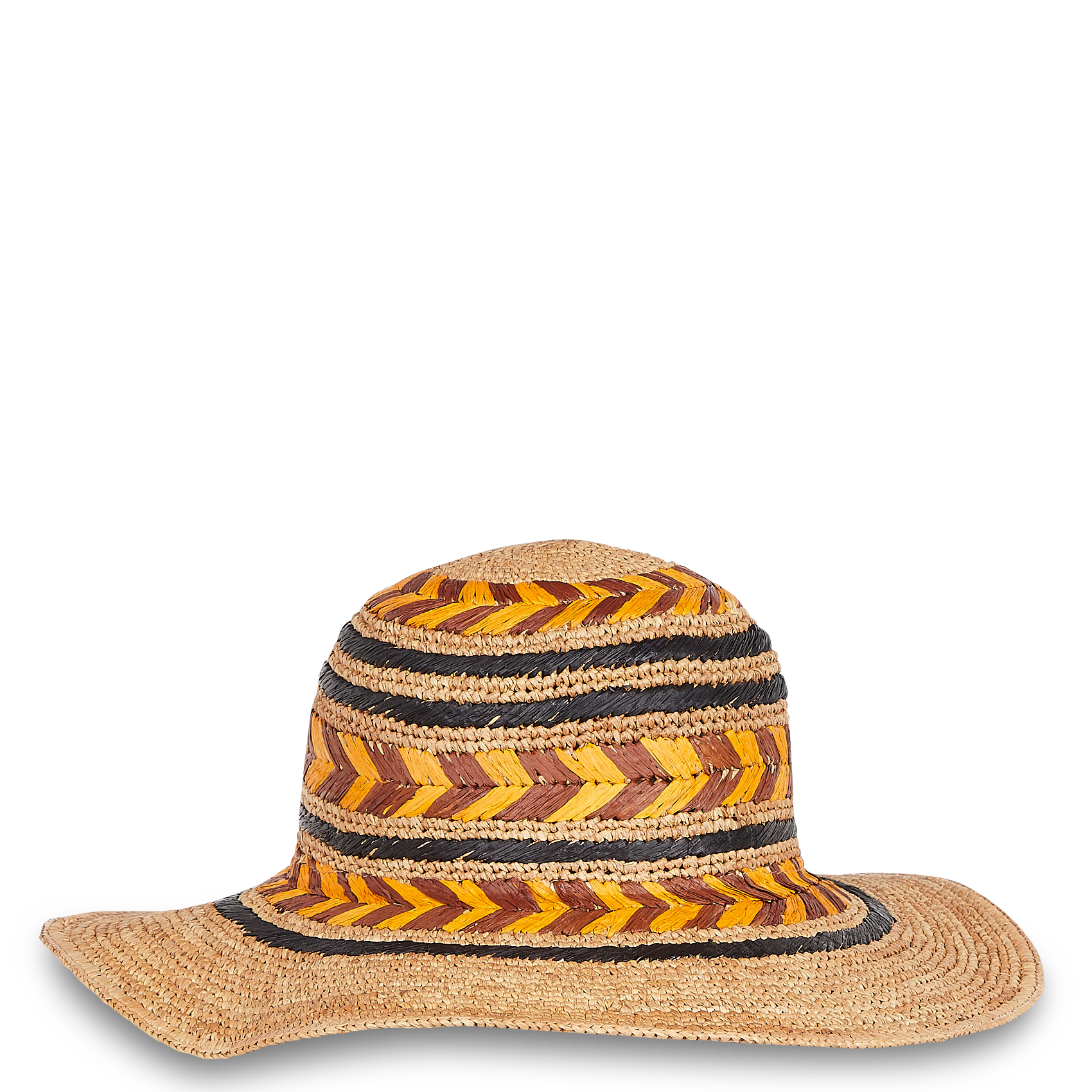 FABELA - Chapeau en raphia| Jaune