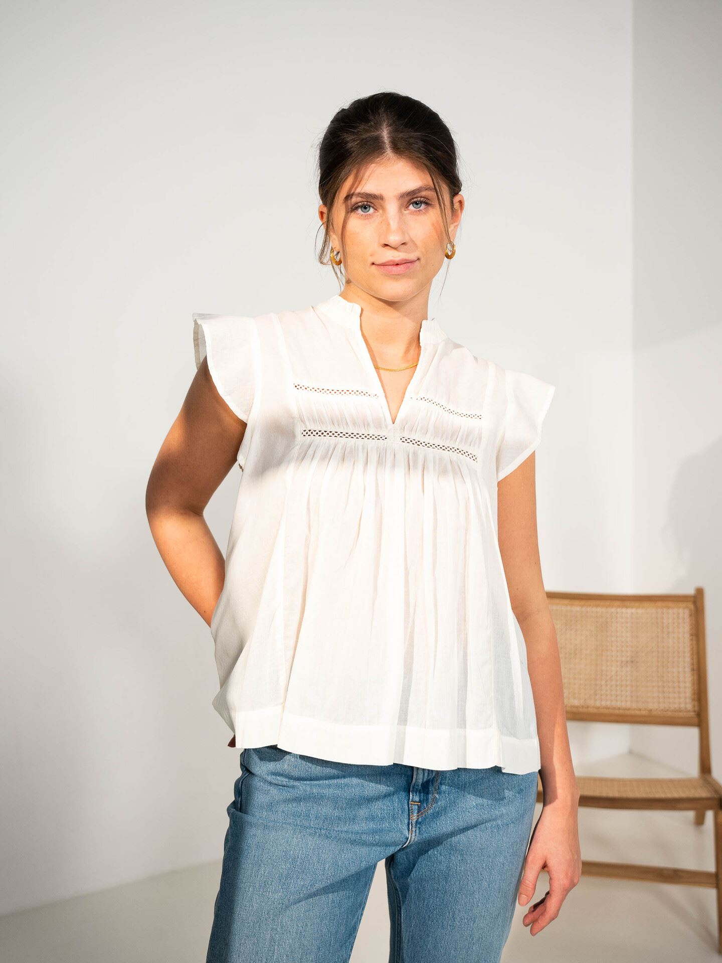 Eugenia Short Sleeve Top