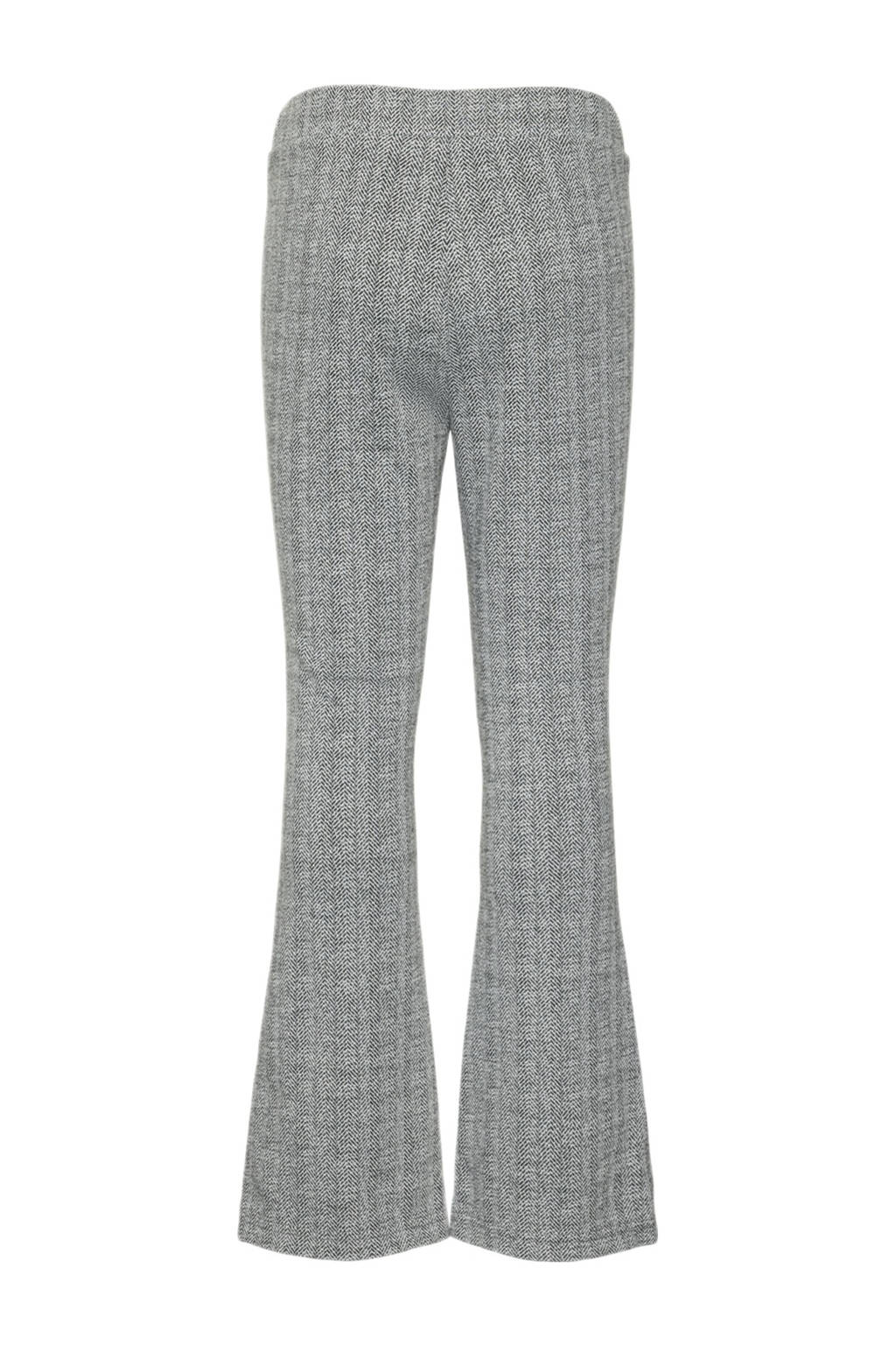 VERO MODA GIRL broek VMSILVA met all over print zwart/wit