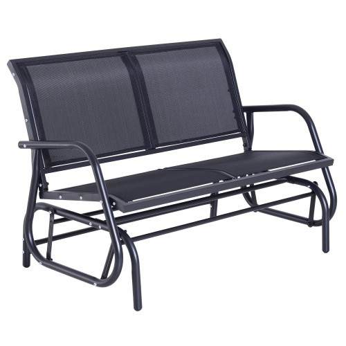 Outsunny Iron Rocker Cinza