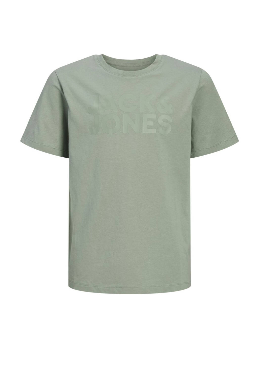 JACK & JONES T-shirt JJECORP LOGO met logo zachtgroen