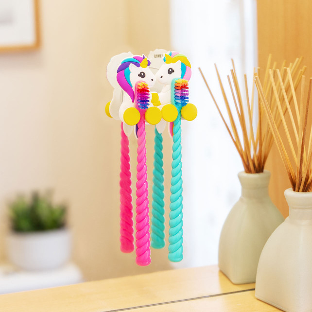 Support porte 2 brosses à dents - Ani-toothi