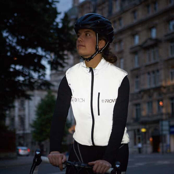 proviz - Veste réfléchissante Femme Switch - sans manches Gris / Jaune fluo