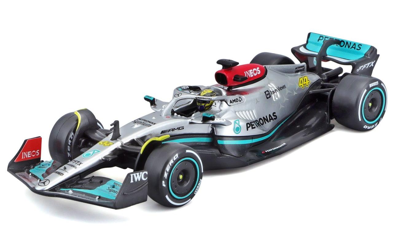 Mercedes-AMG F1 W13 Hamilton 2022 1:43Sammlermodell im Massstab 1:43