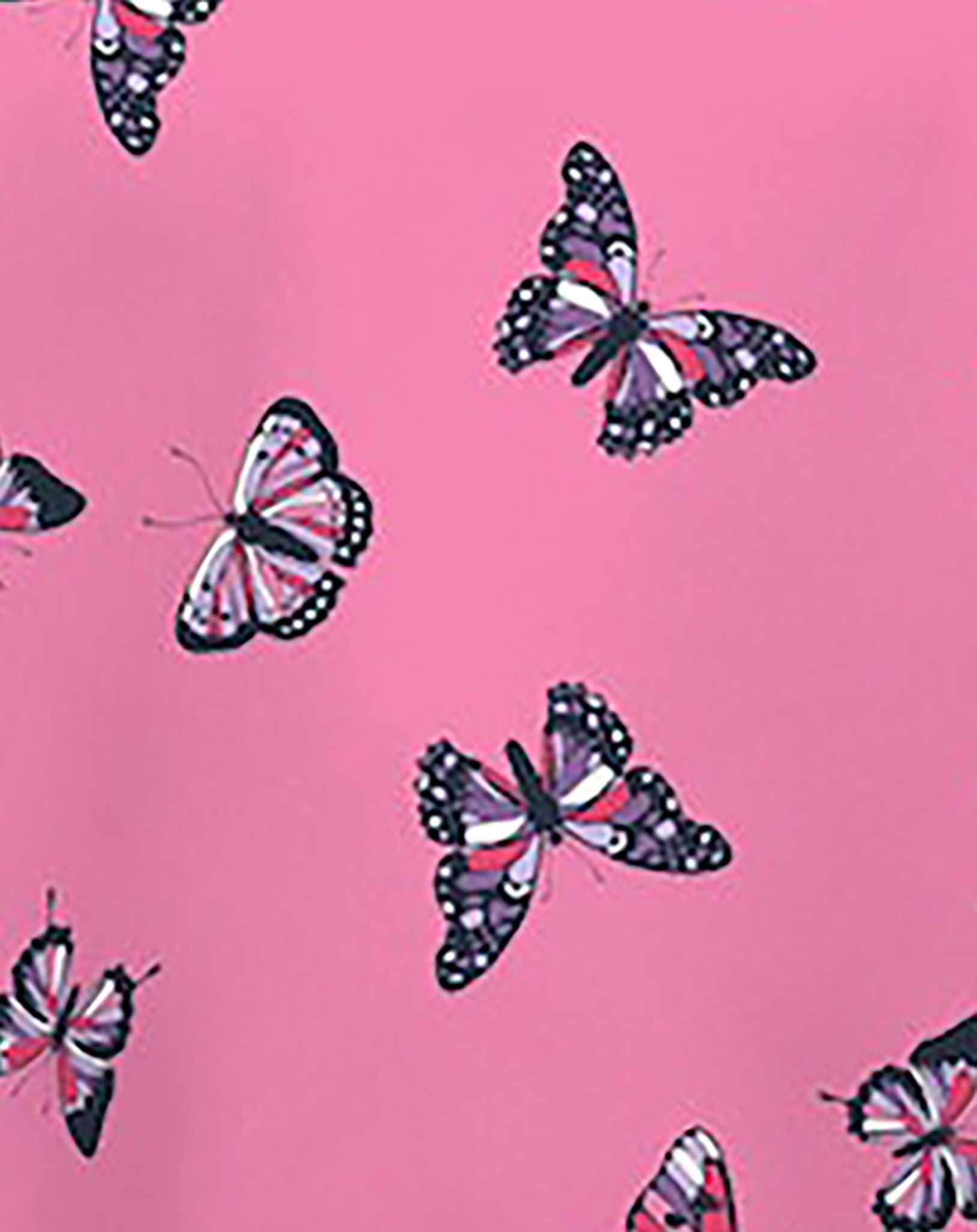 Langarmkleid NMFTASJA SCHMETTERLINGE in wild orchidee