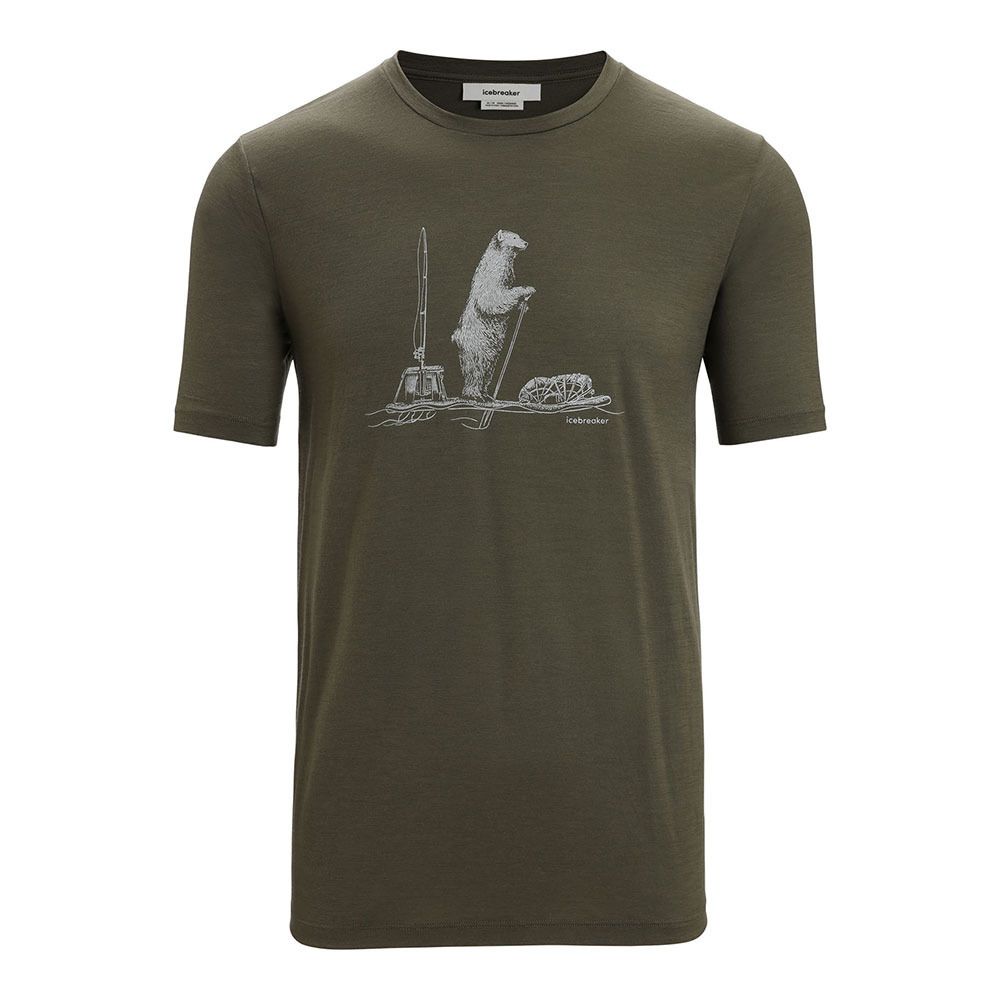 Icebreaker TECH LITE II - Tee-shirt Homme loden