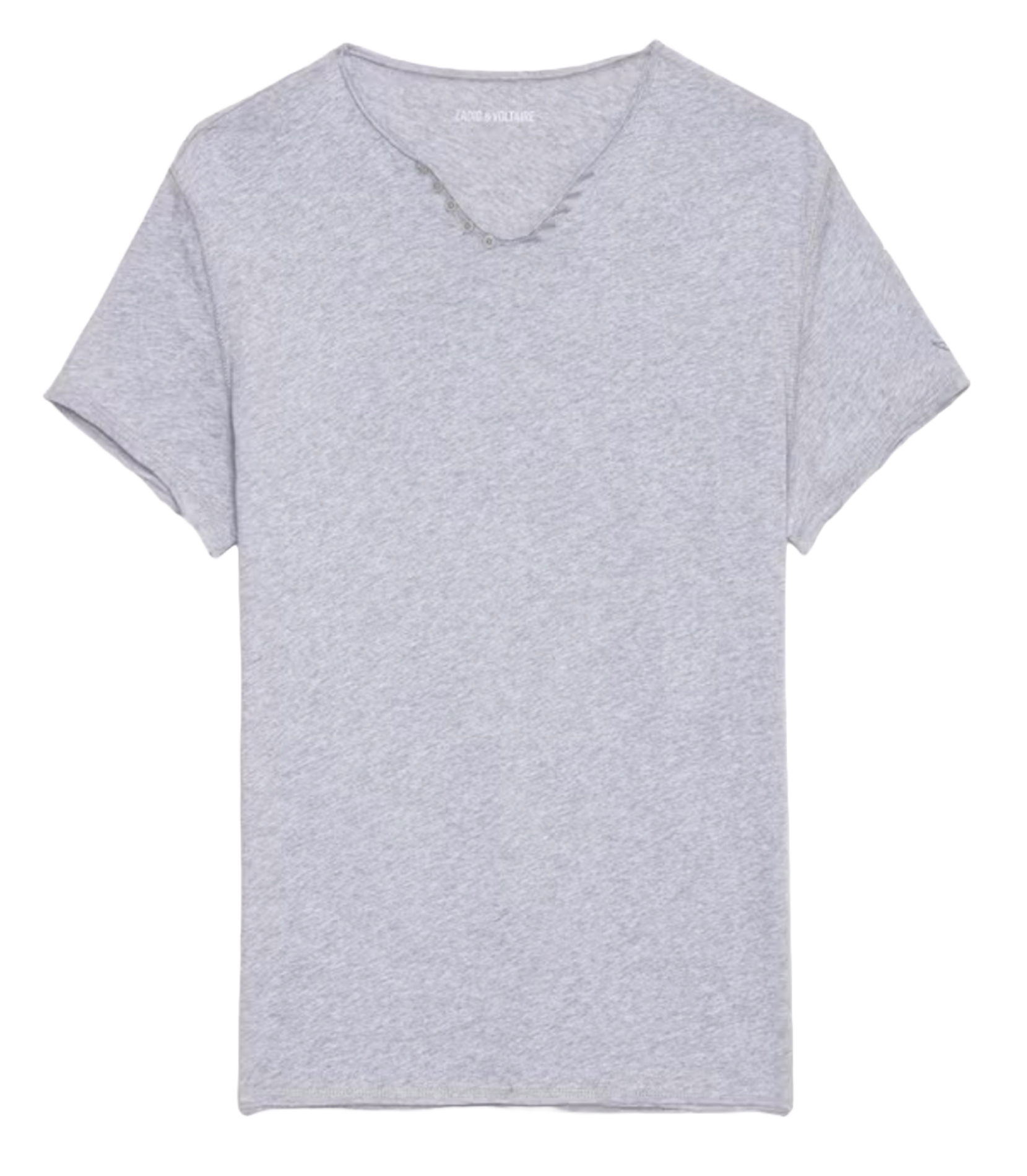 MONASTIR - Tee-shirt droit en coton bio | Gris