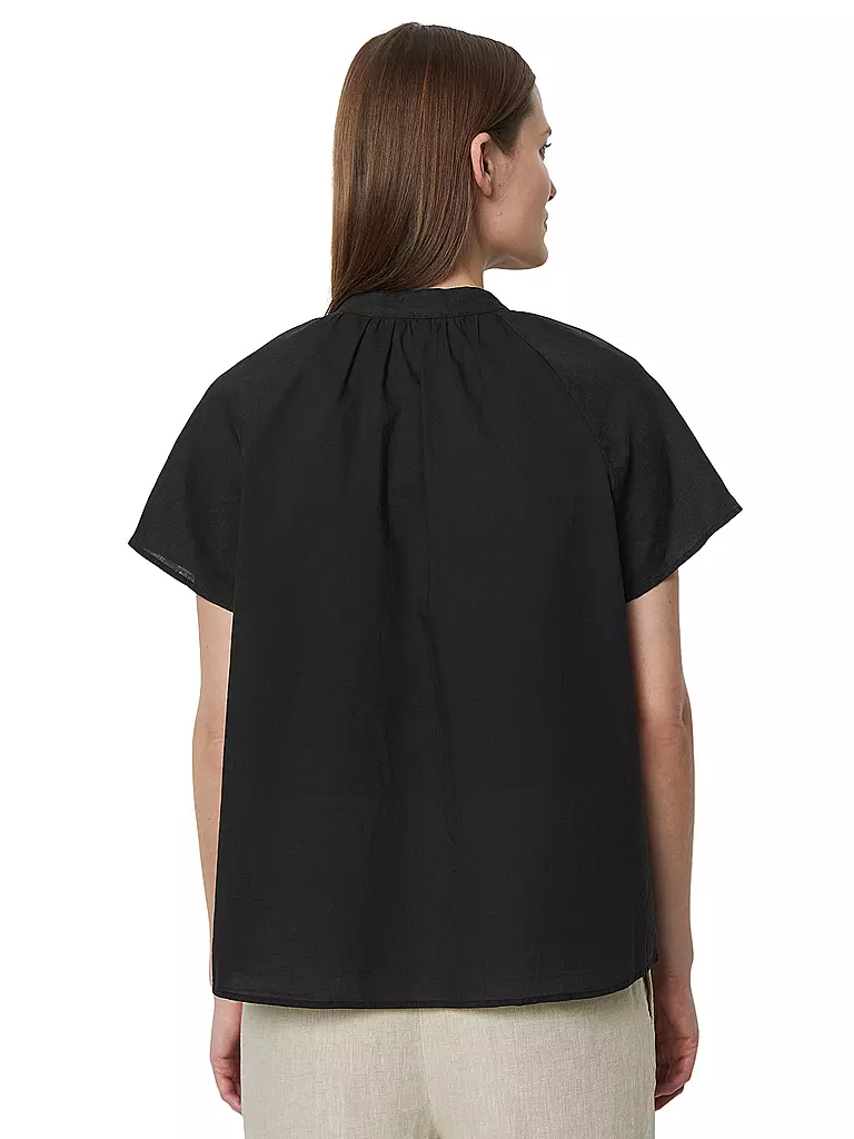 MARC O'POLO Blusenshirt schwarz
