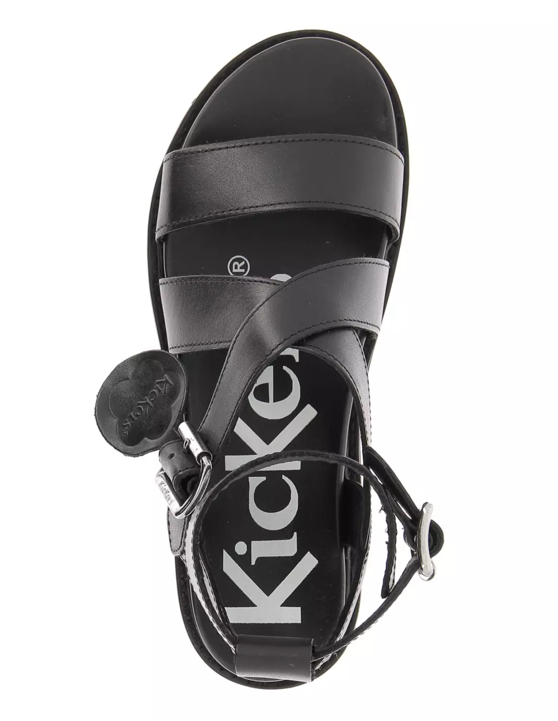 KICKERS NEOSUNNY - Sandales & nu-pieds Noir