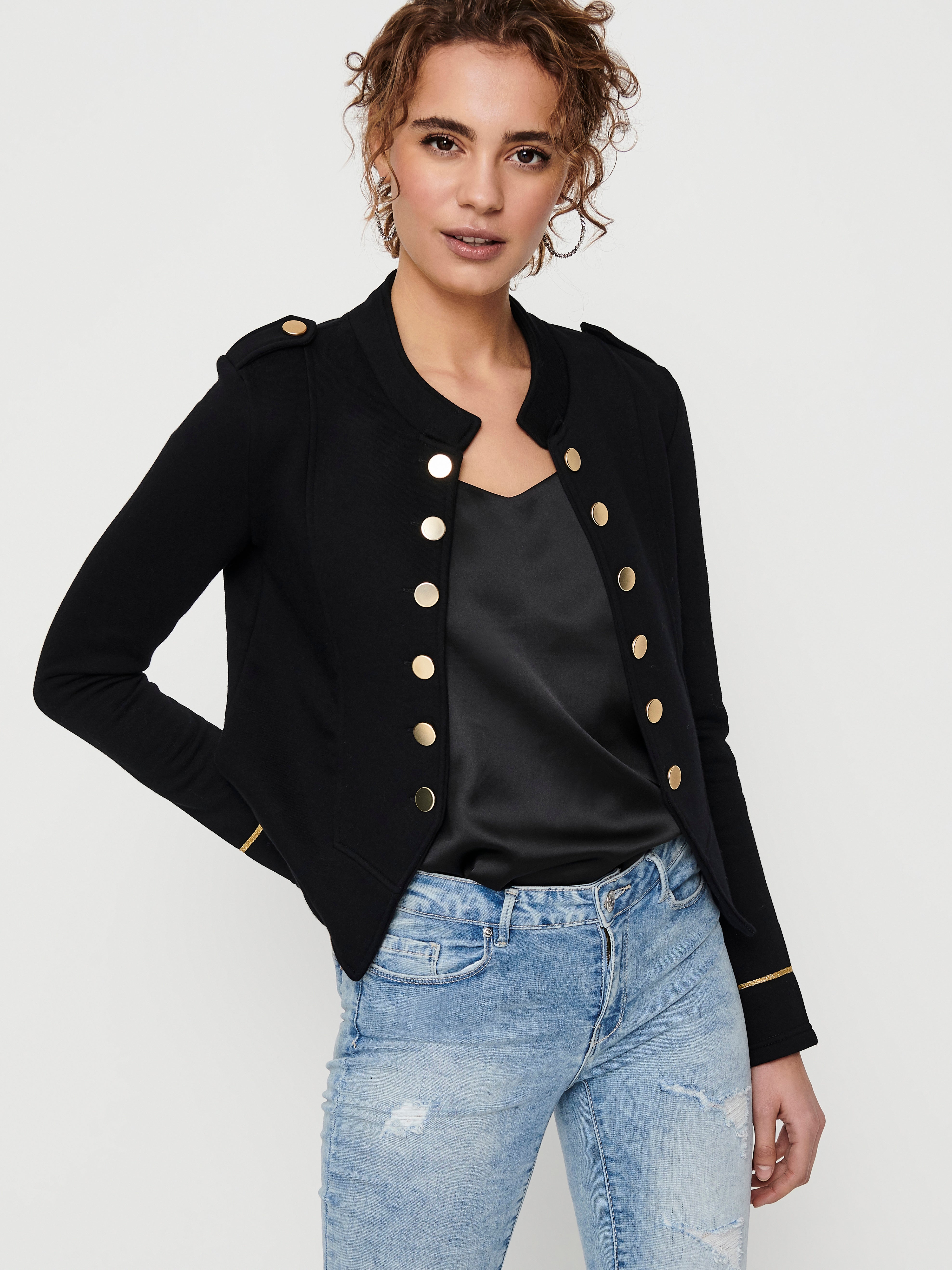ONLANETTA Sweatshirt-Jacke Black