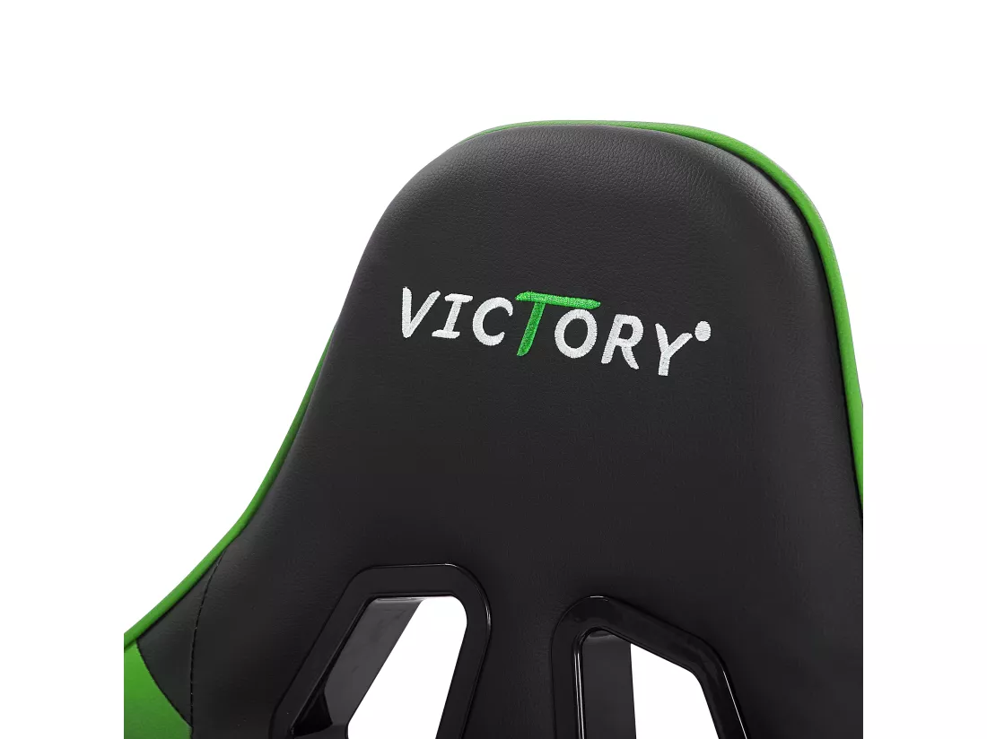 Siège de gaming VICTORY Cuir PU Vert