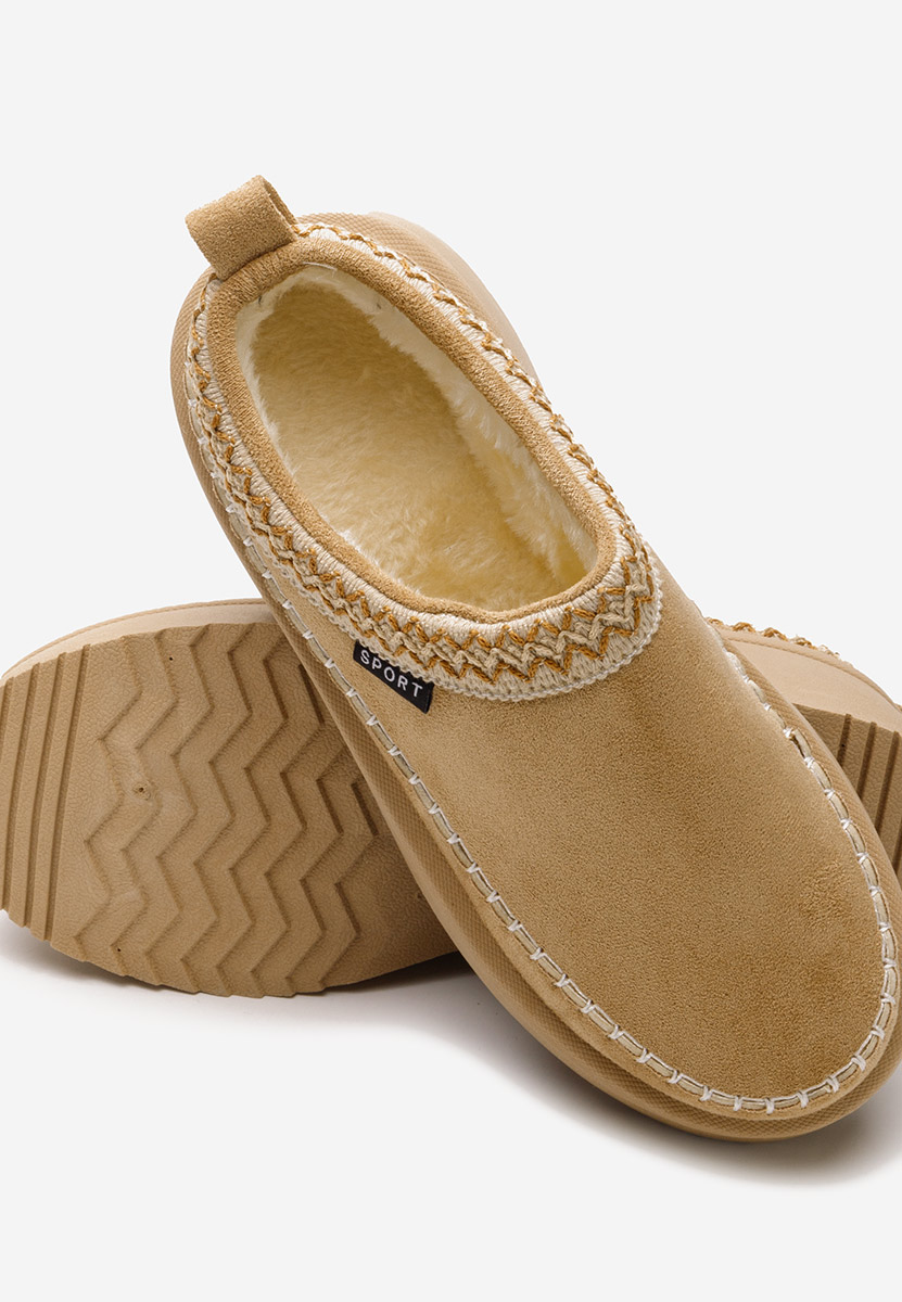 Mules à plateforme kaki Malka