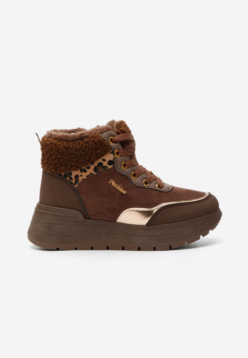 Baskets d'hiver pour femmes bruns Lisaia