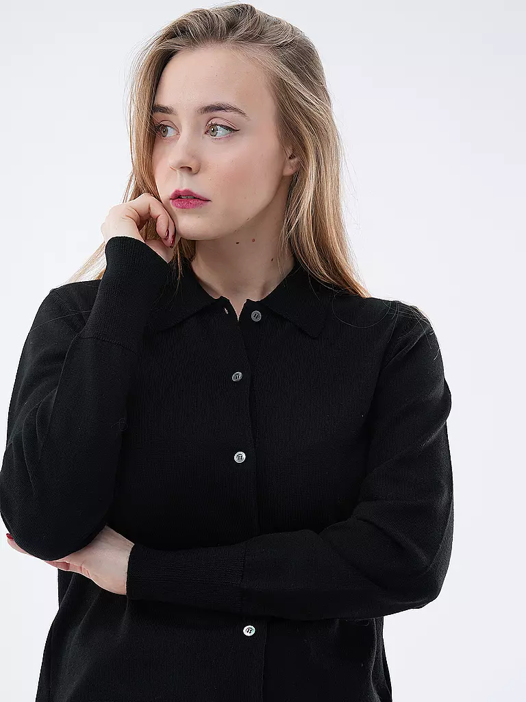 OFFICINE GENERALE Strickjacke schwarz