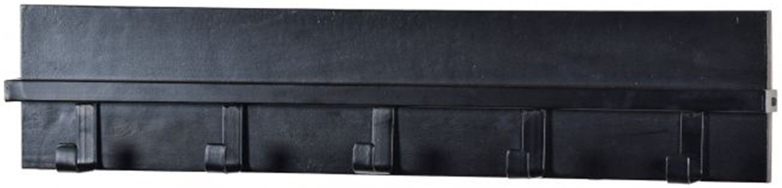 Kapstok zwart Ethan B75 x D6 x H15 cm