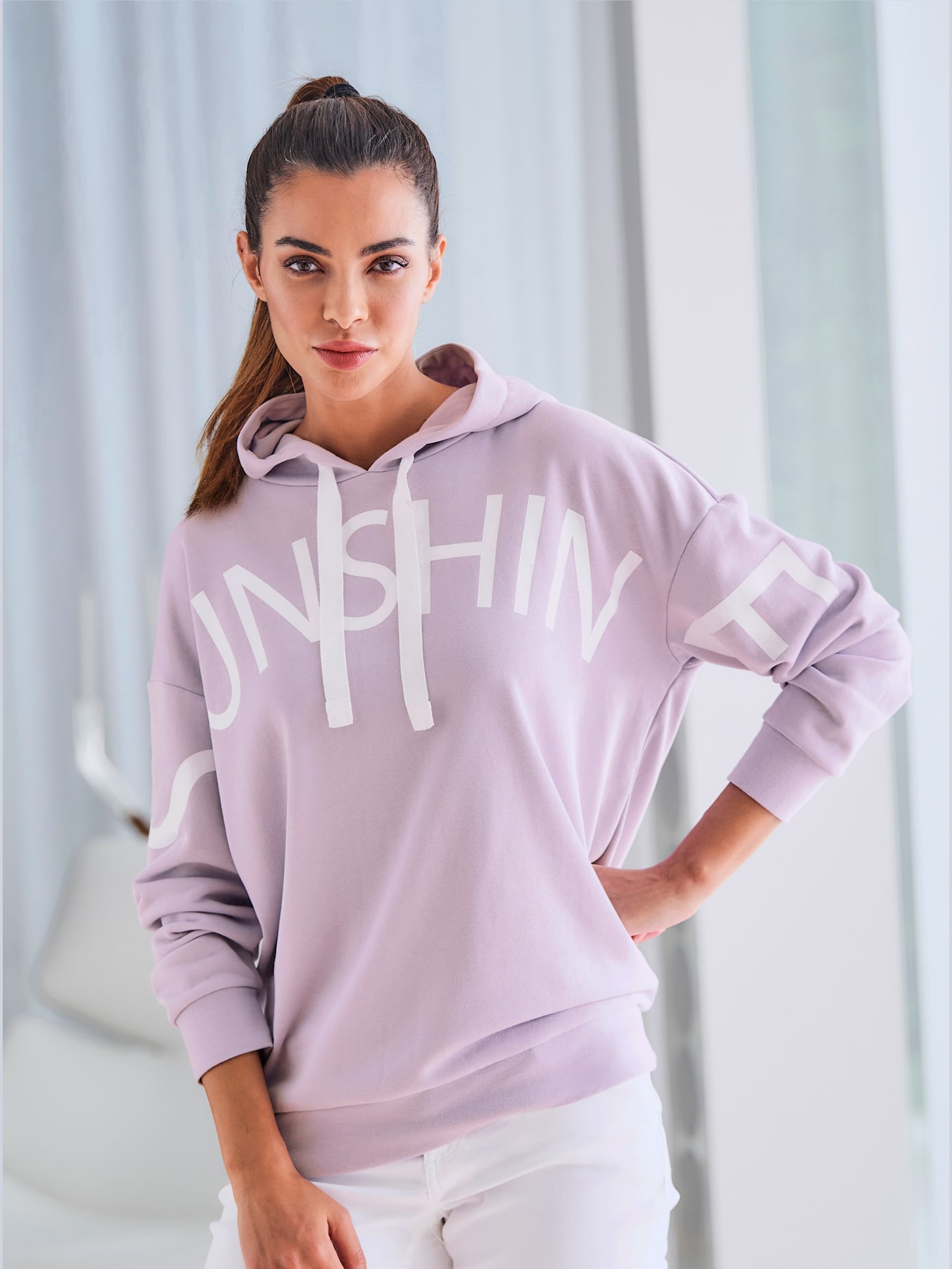 Sweat-shirt inscription tendance
