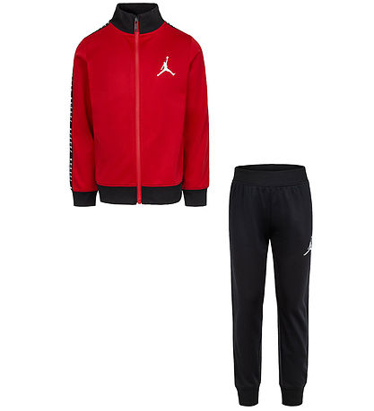 Jordan Trainingsanzug - Schwarz/Gym-Rot