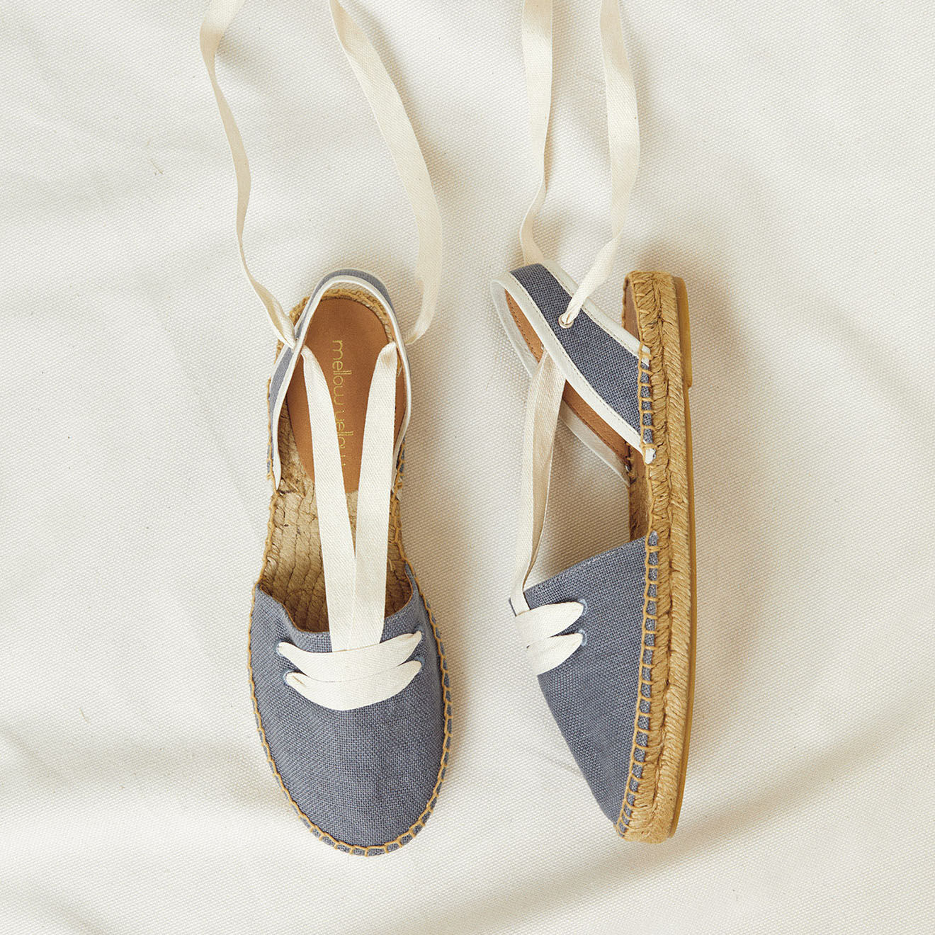 Mellow Yellow Espadrilles Carlota bleues